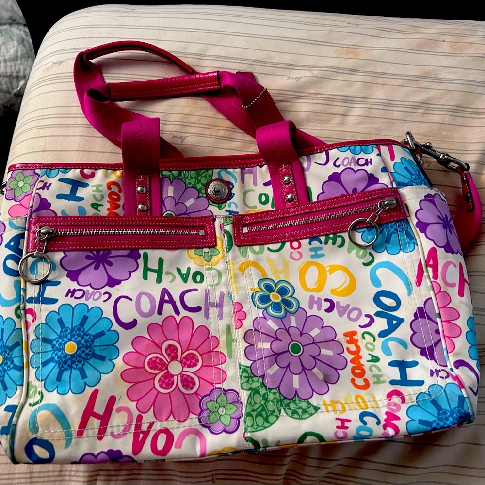 Coach diaper bag